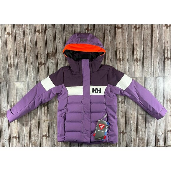 Helly Hansen Jr Diamon Ski Jacket size 8 color crushed grape NWT mspr $200 - Picture 1 of 16